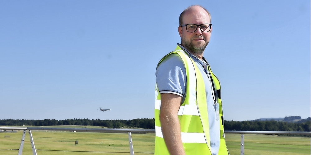 Der Meteorologe Bruno Kunz ist am Flughafen Zürich für die Wetterbeobachtung zuständig.