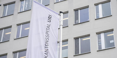 Das Personalhaus des Kantonsspitals Uri wird als Flüchtlingsunterkunft umgenutzt. (Archivbild)