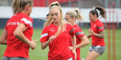 Nach durchzogener Vorbereitung hoffen sie auf Ruhm und Ehre: Alisha Lehmann und ihre Teamkolleginnen.
