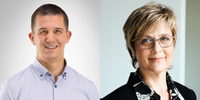 Randy Hug und Andrea Knöpfel.