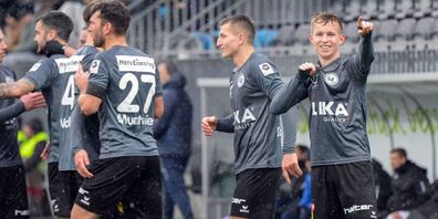 Michael Heule (re) im Dress des FC Wil