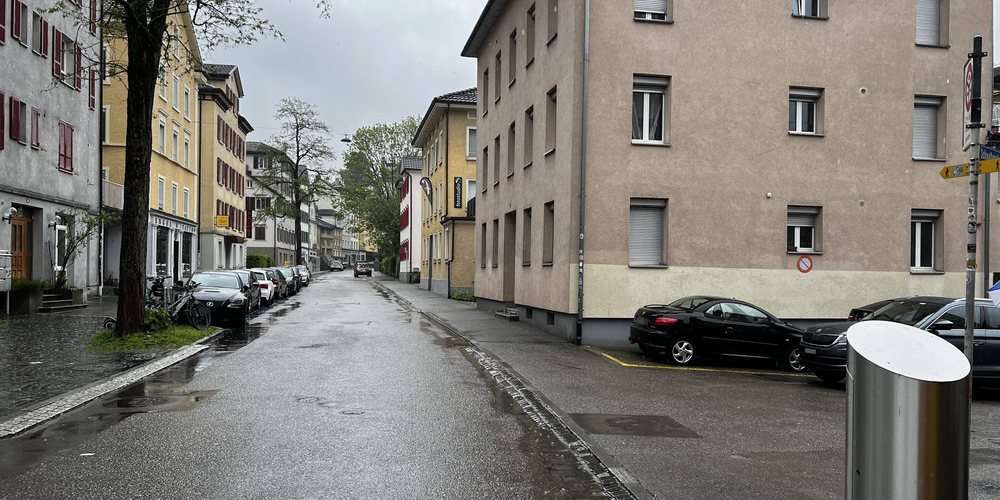 Die Singenbergstrasse soll bald nur noch in eine Richtung befahren werden dürfen