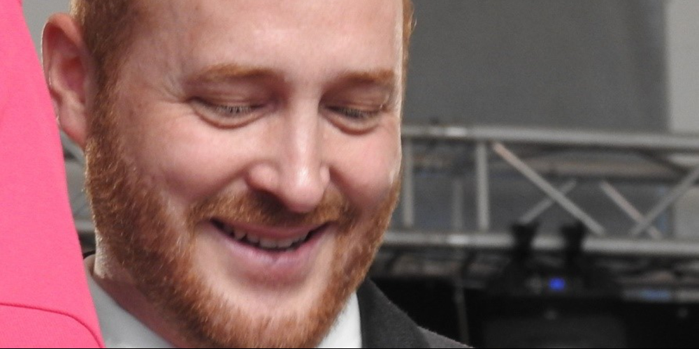 Marco Graber bei der Verleihung.