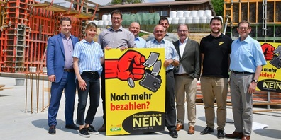  v.l.nr. Marcel Wittwer, Diana Gutjahr, Manuel Strupler ,Martin Lörtscher ,Ruedi Zbinden ,Felix Würth ,Hermann Hess, Marco Bortoluzzi, Jakob Stark