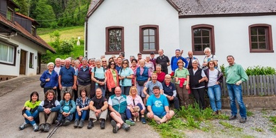 Eine aufgestellte Gruppe traf sich zum traditionellen Wanderweekend.