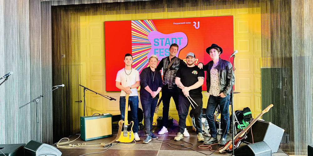 RIVAL EMPIRE, die erfolgreiche Band aus dem Linthgebiet spielt den Stadtsong «Zäme stärcher»