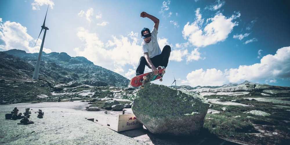 Simon Stricker ist der aktuell erfolgreichster Schweizer Skater