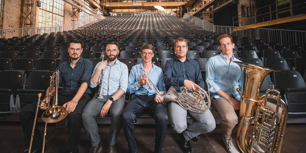 Die Gruppe «Primebrass», die bei der Löwenhof-Serenade aufspielen wird