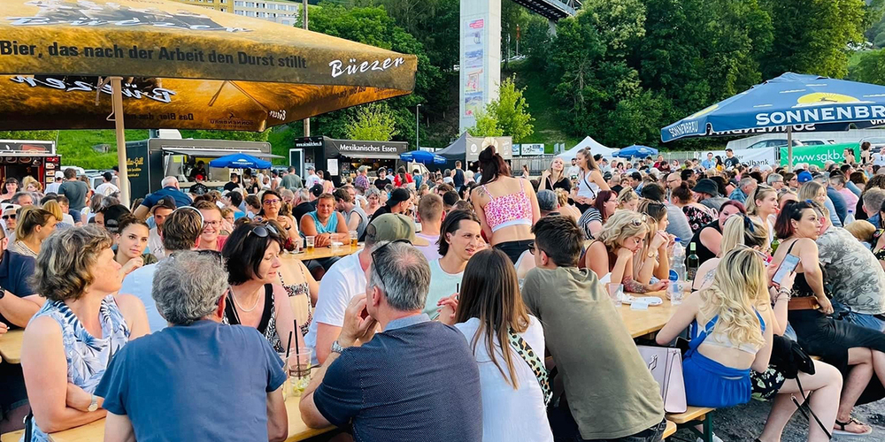 Zieht die Massen an: Das Sarganserländer Street Food Festival freut sich grosser Beliebtheit.