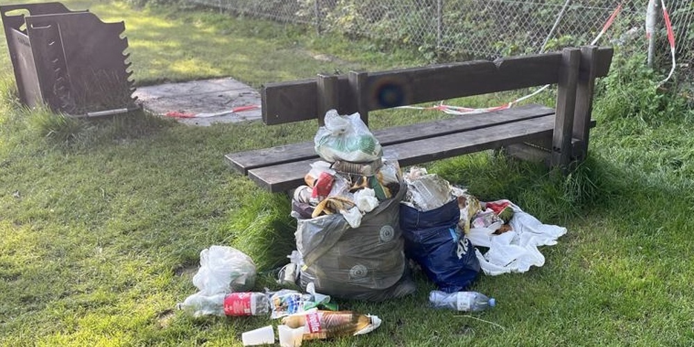 So sollte es an einem Spielplatz eigentlich nicht aussehen...