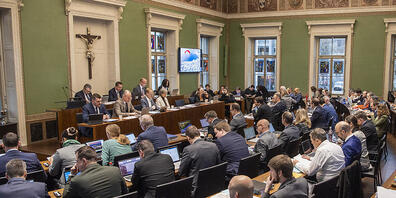 Das Zuger Parlament tagte am Donnerstag im Kantonsratssaal. (Archivbild)