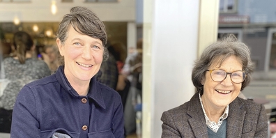 Sie wollen,dass sich mehrFrauen politischbeteiligen (v. l.): Cornelia Caviglia und Susanne Hohermuth.