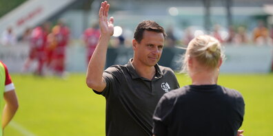 Trainer Thomas Koller und Physio Kerstin Tiziani-Dietsche 