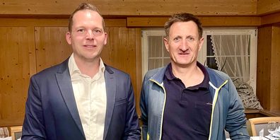 Der Unternehmer Patrick Meyer (links) wird im Stadtrat Altstätten die Nachfolge von seinem Parteikollegen Hans Städler nicht antreten.
