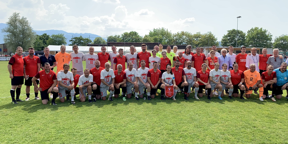 FC Uznach Legends mit Team Swiss Legends