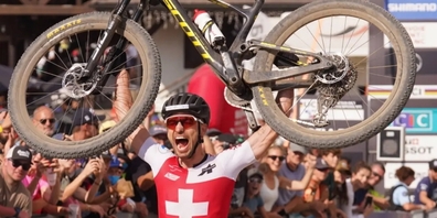 Ein weiterer Rekord: Nino Schurter gewinnt im Heimrennen zum 34. Mal im Weltcup.