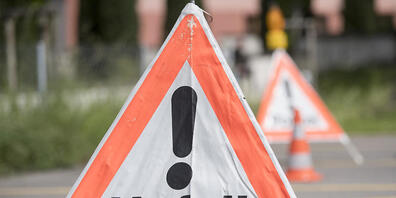 Symbolbild. Sperrung der Hauptstrasse zwischen Aadorf und Wängi.