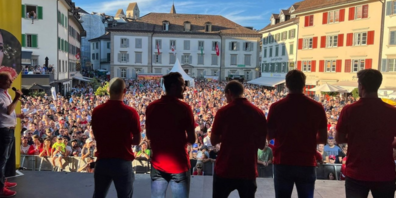 Der SCRJ am Stadtfest Rapperswil-Jona.