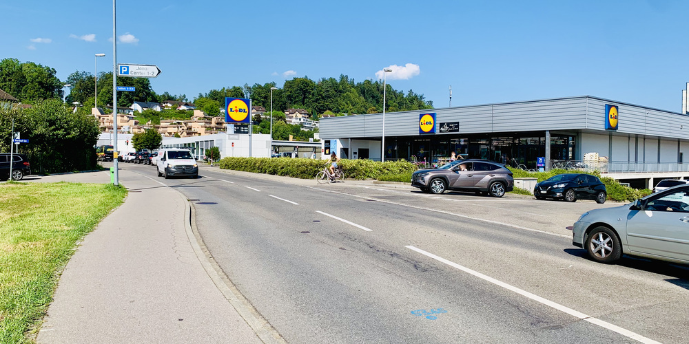 Beim Knotenpunkt Feldlistrasse/Porthofstrasse soll ein neuer Kreisel für flüssigen Verkehr sorgen. Die GLP fordert Optimierungen für den Langsamverkehr.