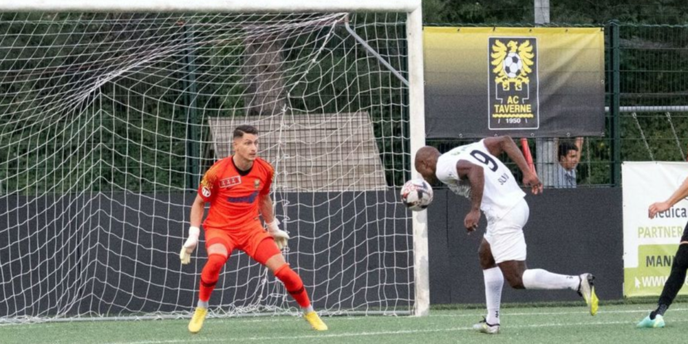 Silvio erhöhte für den SC Brühl auf 2:0. 