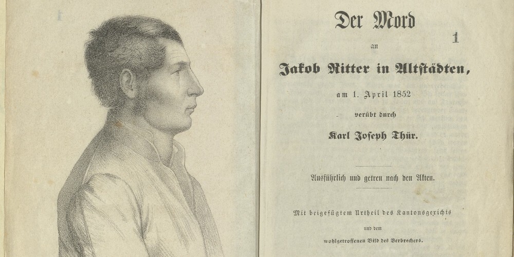 Altstätter Gerichtsfall hautnah: Das Kantonsgericht und Staatsarchiv würdigen den aufsehenerregenden Mordfall aus Altstätten aus 1852 am 6. September im Diogenes Theater.