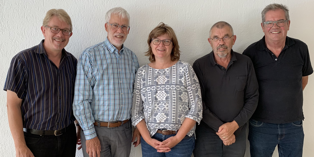 v.l. Thomas Beerle, Fredy Sutter, Helen Sutter, Sepp Köppel, Andreas Inauen