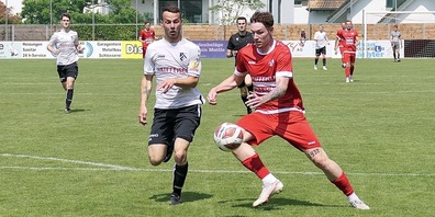 Noah Frick (rechts) brachte die Kolbensteiner nach seiner Einwechslung in Führung. (Archivbild)
