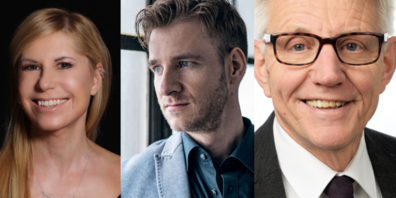 Denise Biellmann, Elias Bernet und Hanspeter Trütsch
