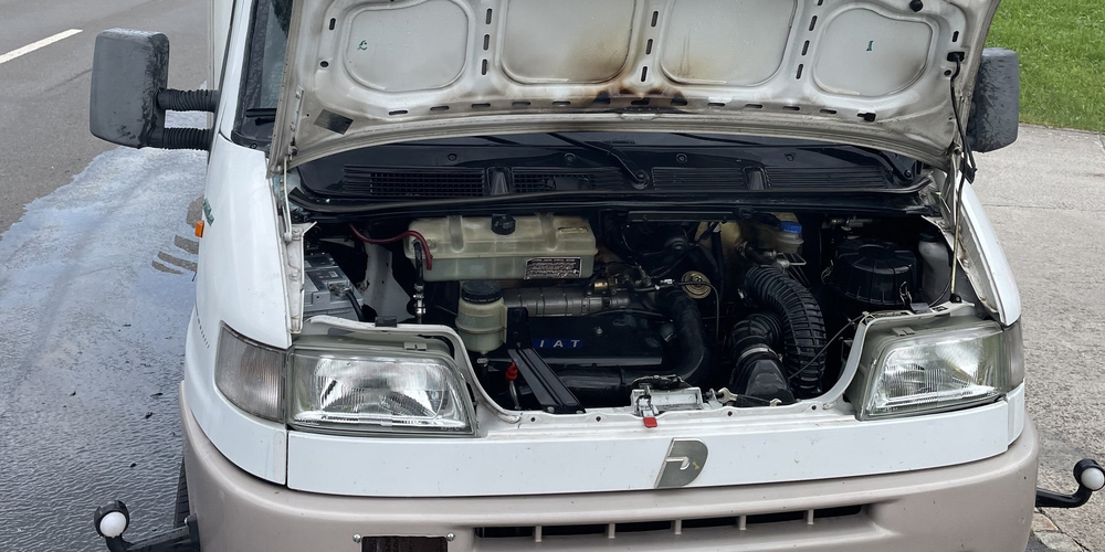 Ein technischer Defekt führte zum Wohnmobil-Brand.