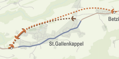 Eine Mehrheit in St.Gallenkappel wünscht sich eine Ortsumfahrung