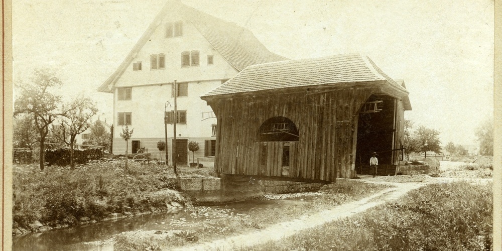 Untere Farb und «s’ teckt Brüggli», ca. 1880.