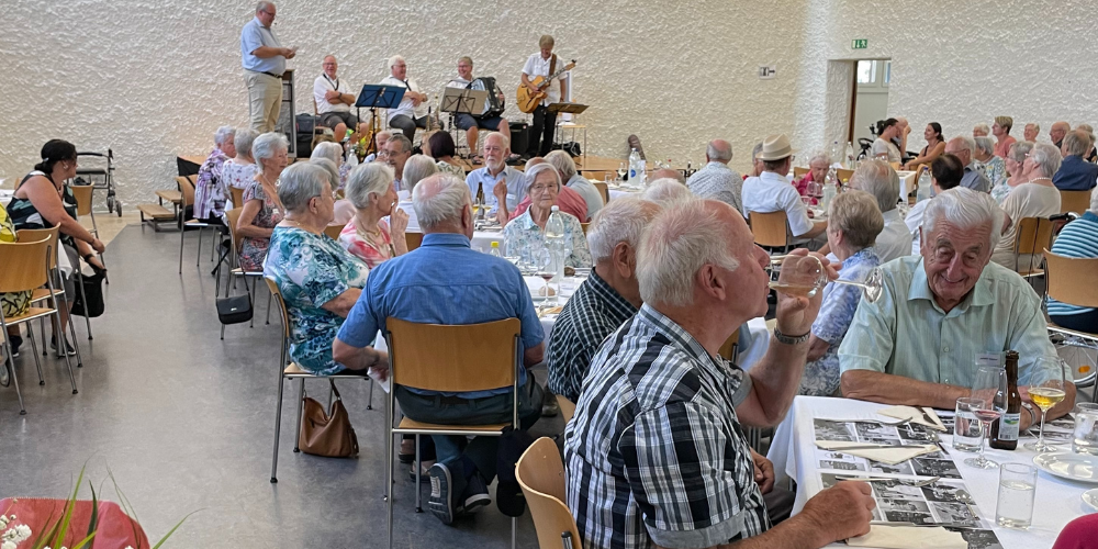 Altersfeier 2023: Die Stadt gratulierte allen Jubilarinnen und Jubilaren zu ihren Geburtstagen.