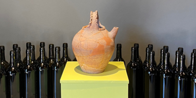 Die Verenakanne (14.Jh.), ein Weingefäss aus der Burg Altaltstätten.