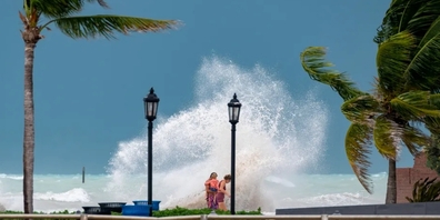«Idalia»-Ausläufer in Key West, Florida.