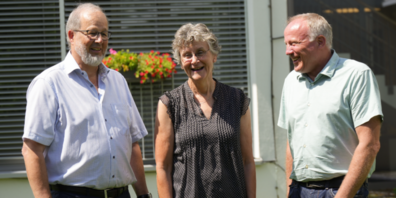 Kurt Ryser-Vogt, Marianne Ryser-Vogt und Detlef Schmidt