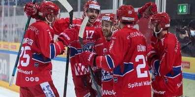 Heroische Wende: Die Lakers jubeln in Tschechien über einen grossen Sieg.