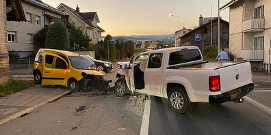 Am Dienstagmorgen krachte es in Baar.