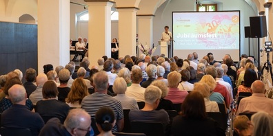 Regierungsätin Monika Knill hielt eine Festansprache vor den geladenen Gästen.