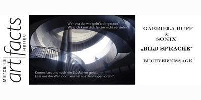 Gabriela Buff und Sonix präsentieren ihr Buch "Bild Sprache".