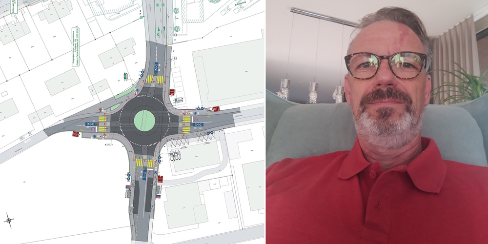 Rapperswil-Jonas Bürgerversammlung entscheidet am Donnerstag über den Kreisel Porthof. Für Alexander Huber (r.) ist das Projekt kontraproduktiv und sehr teuer.
