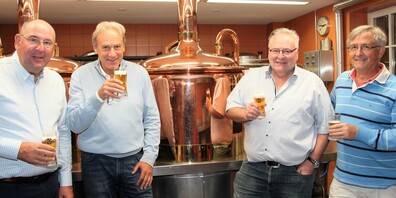 Die Buddies von der Flühgasse (v. l.): Christof Domeisen, Urs Egger, Marco Camin und Jos Vandebroek.