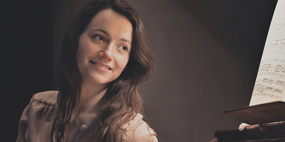 Ein Talent: Die Slowenin Stina Strehar zaubert in Bad Ragaz an der Orgel.