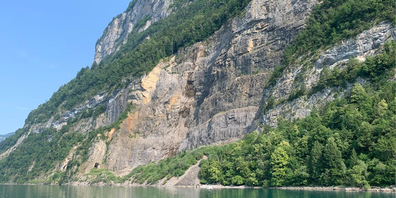 Wird als guter Standort für ein Solarprojekt mit erachtet: der ehemalige Steinbruch Schnür in Quinten am Walensee. Die Anlage soll 61'000 m² Fläche umfassen.