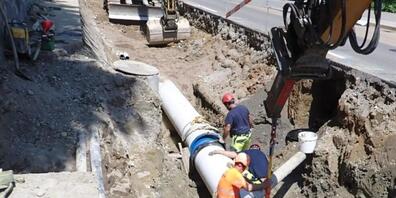 Die neue Wassertransportleitung zwischen Goldach SG und der Stadt St.Gallen kostete 17 Millionen Franken.