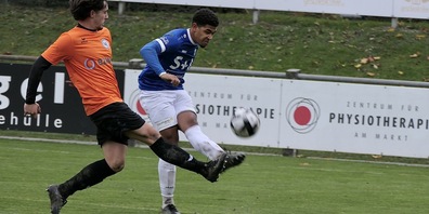 Kevin Egbon, hier im letzten Heimspiel gegen den FC Wil 2, erzielte den zweiten Treffer für die Blau-Weissen (Archivbild)