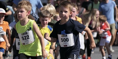 Die Kiddies waren mit Feuereifer bei der Sache