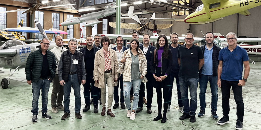 Der Rheintaler Marketingclub besuchte das Fliegermuseum Altenrhein