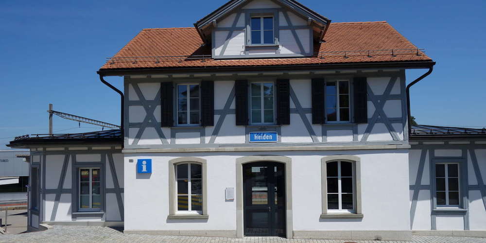 Der Bahnhof Heiden