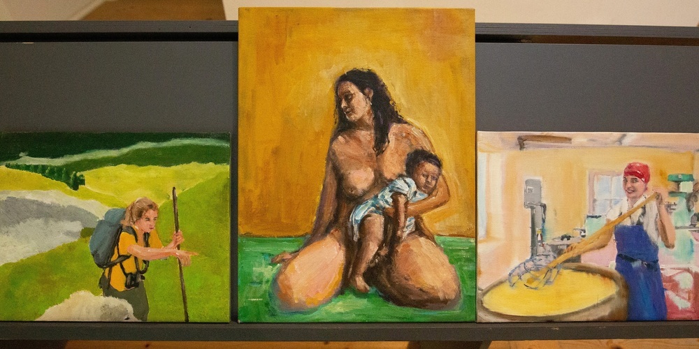 Exponate der aktuellen Ausstellung im Alten Bad Pfäfers: An der Führung vom Sonntag kann man sich vertieft mit ihnen auseinandersetzen. 