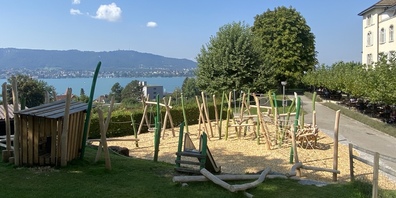 Der neue Spielplatz überzeugt vom Angebot, der Sichherheit und der tollen Lage her.
